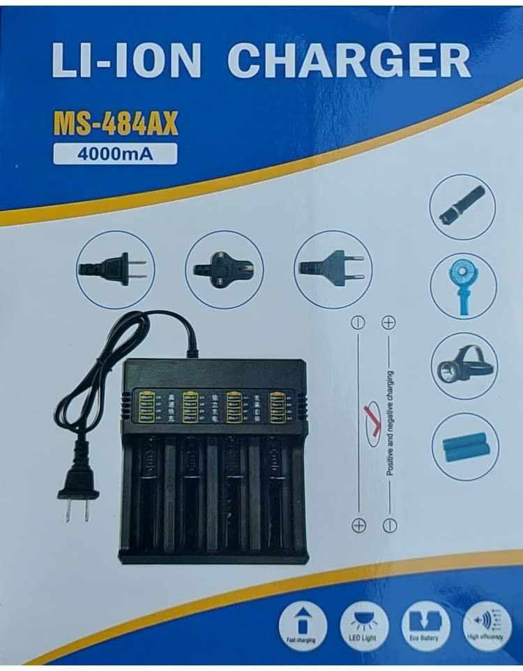 شارژر باتری لیتیوم-یون چهارتایی MS-484AX — تصویر ۵