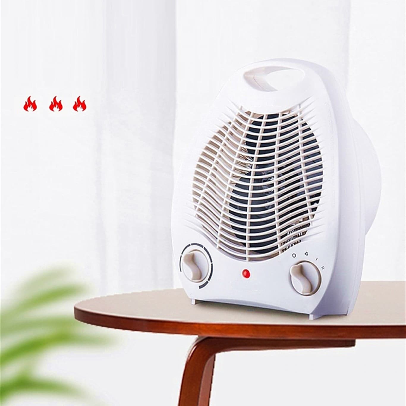 بخاری برقی فن دار مدل LQ-501 دو منظوره — تصویر ۲