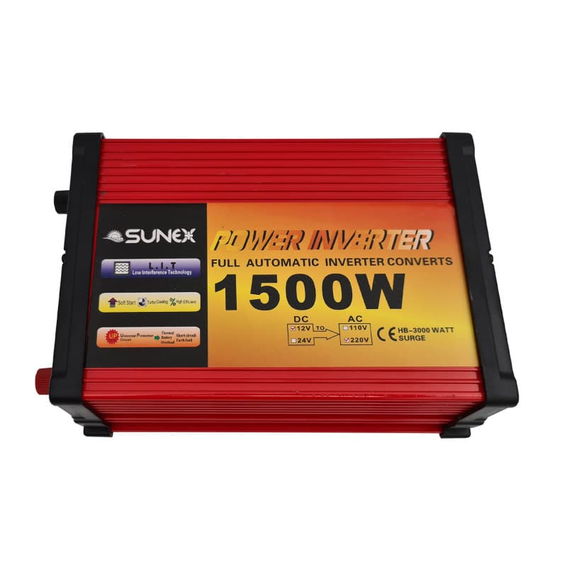 اینورتر مبدل برق خودرو 1500 وات سانکس SUNEX