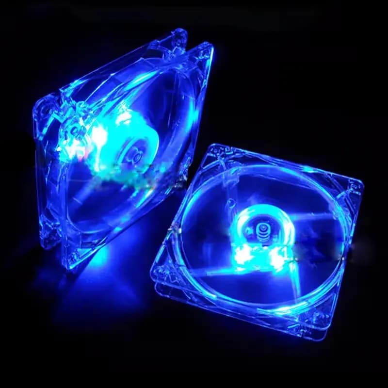 فن کیس 8 سانتی اچ ایکس اس مدل DC Brushless با نورپردازی — تصویر ۳