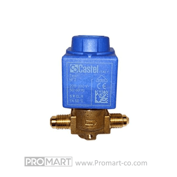 شیر برقی 1/2 مهره ای کستل کد 1070/4A6 — تصویر ۲