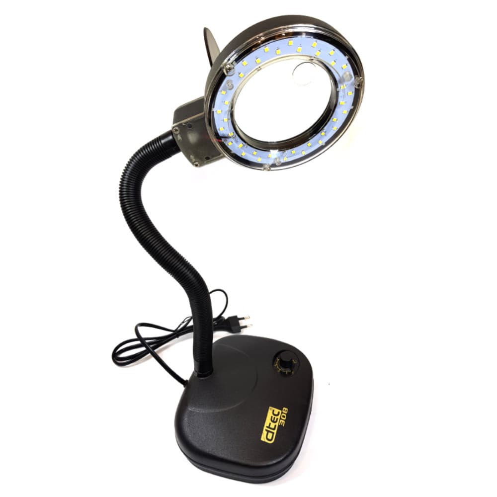 چراغ کار ذره بین دار (ذره بین رومیزی- لوپ ) Dtec 308
