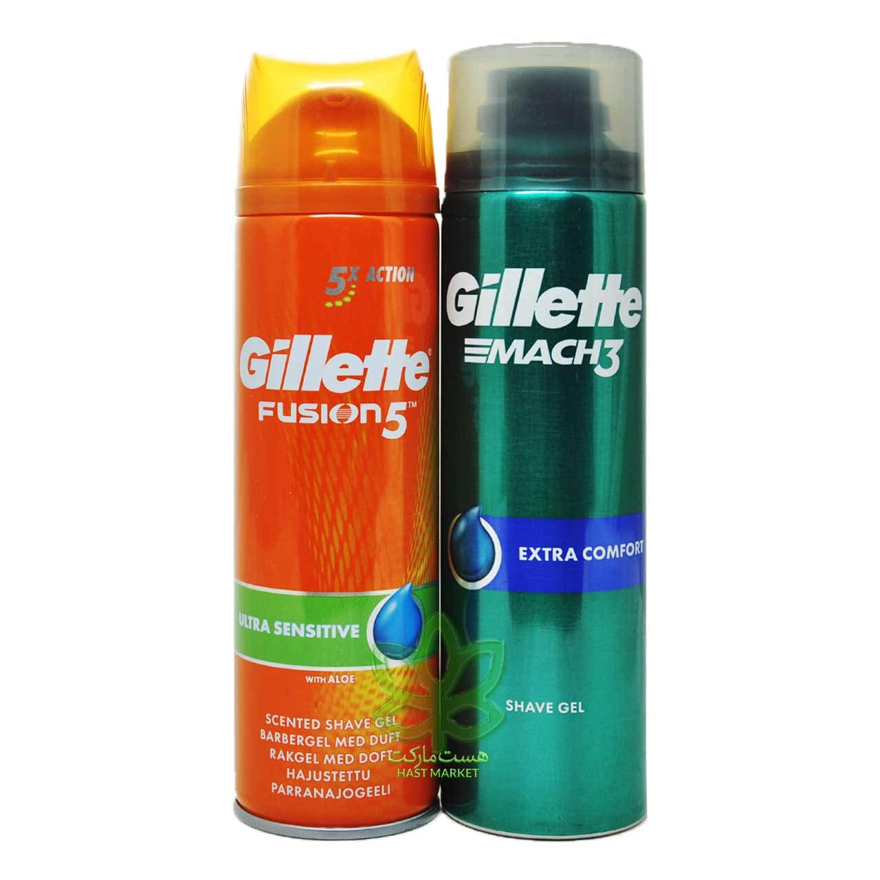 فوم اصلاح فیوژن فایو اولترا سنسیتیو ( پوست های خیلی حساس ) 200 میل ژیلت – gillette — تصویر ۲