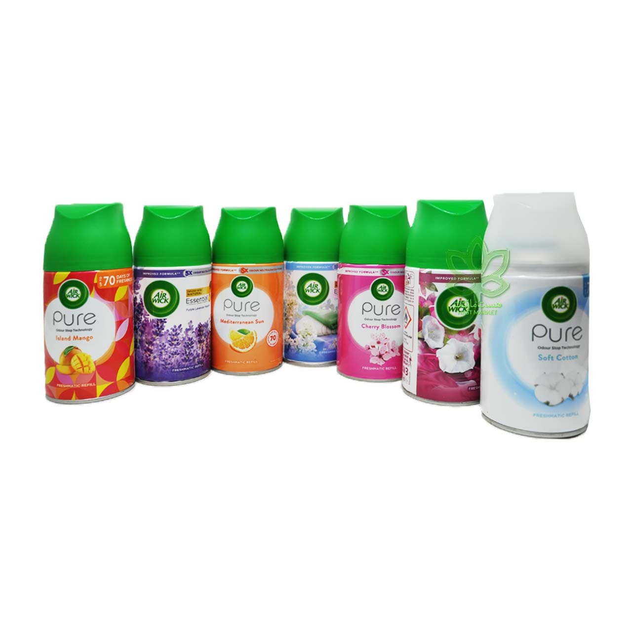 اسپری خوشبو کننده هوا با رایحه پنبه ( سافت کاتن ) 250 میل ایرویک – airwick — تصویر ۲