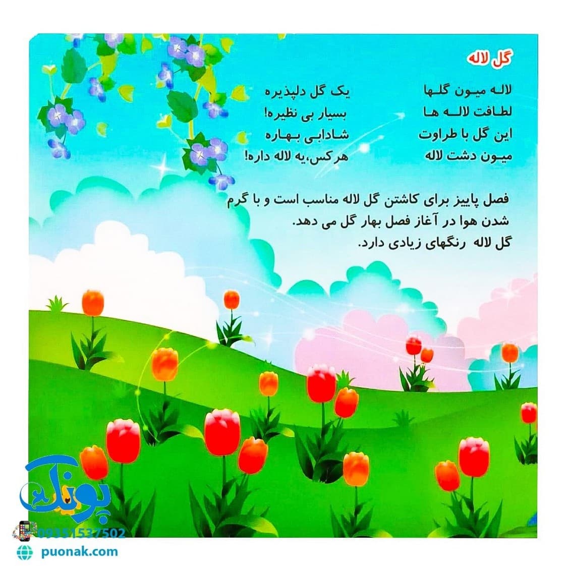 کتاب شناخت گل ها همراه با شعر — تصویر ۴