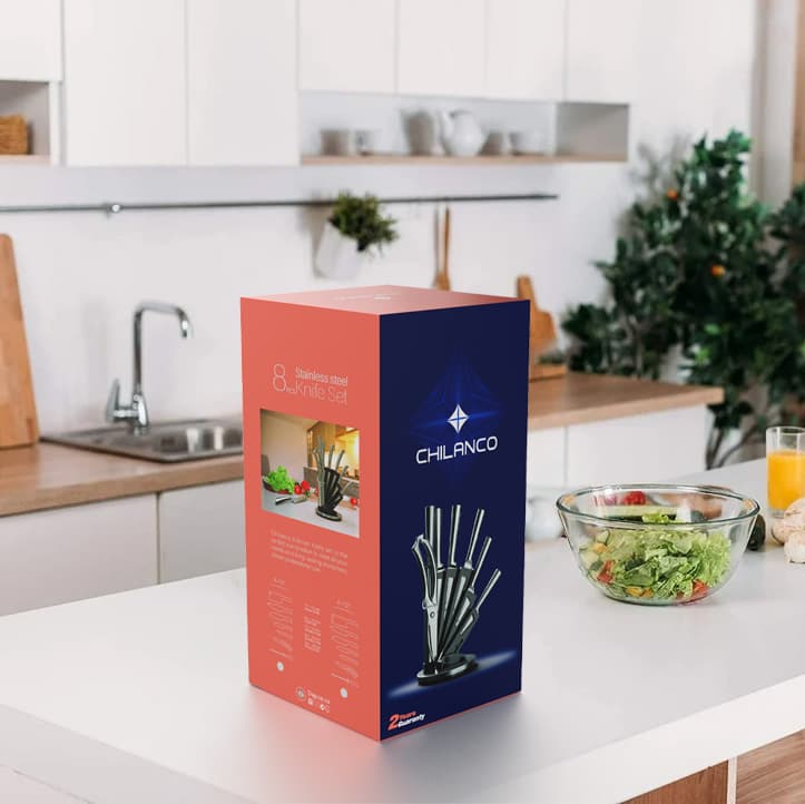 سرویس چاقوی آشپزخانه چیلانکو مدل P-1121 — تصویر ۳