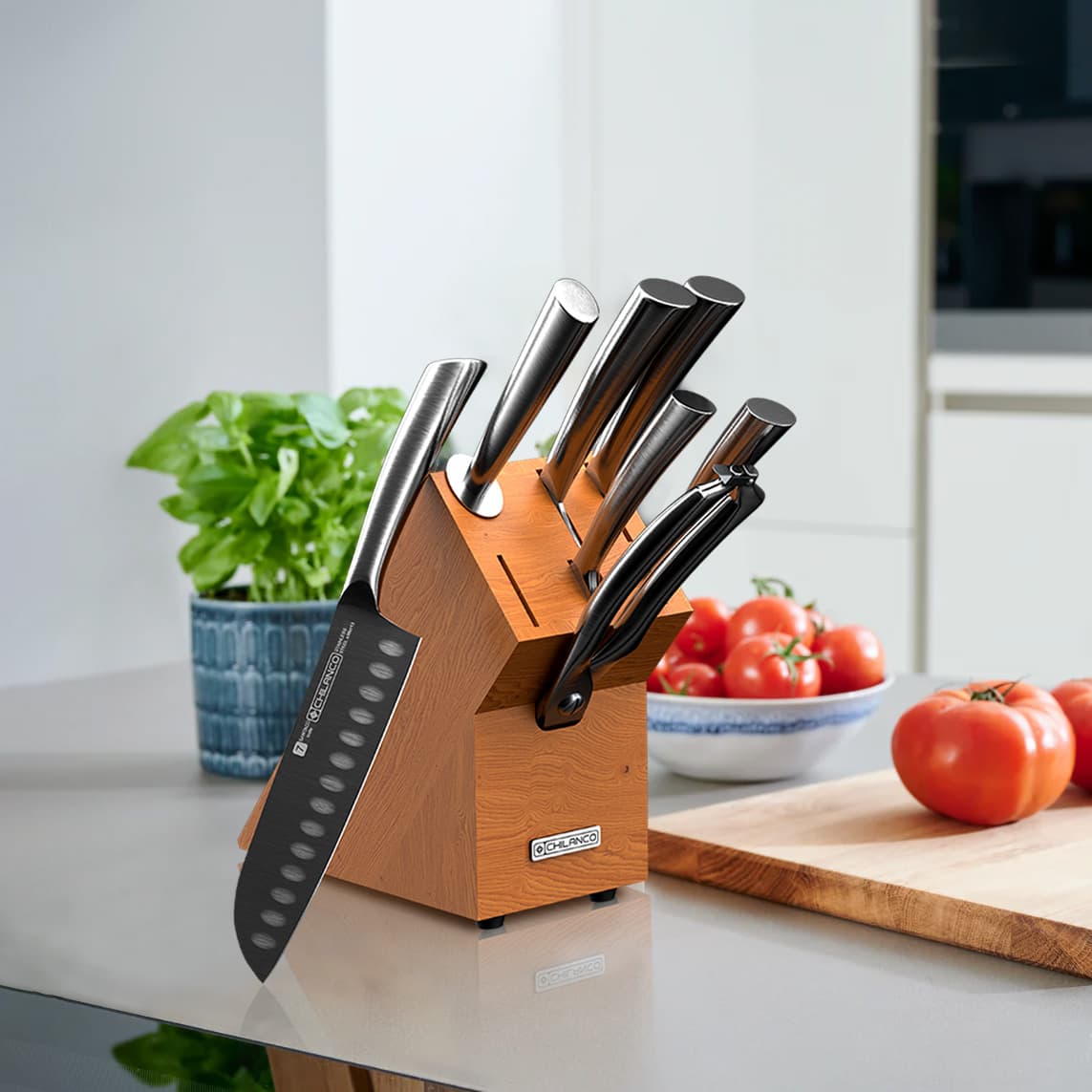 سرویس چاقوی آشپزخانه چیلانکو مدل W-1121 — تصویر ۲