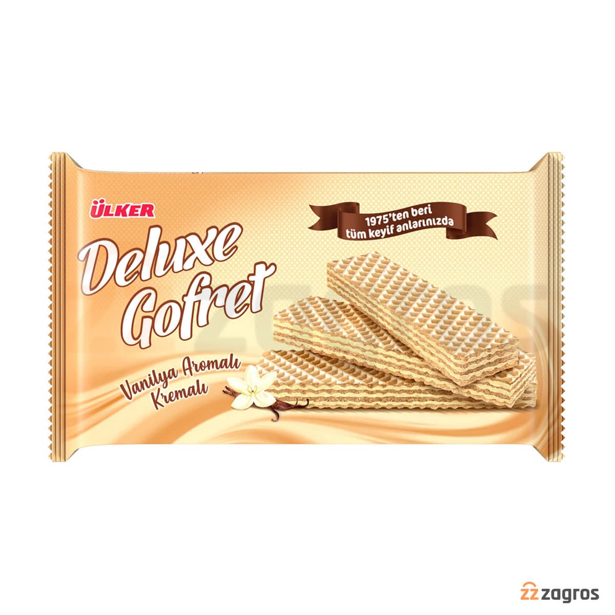 ویفر اولکر با کرم وانیلی مدل Deluxe وزن 220 گرم