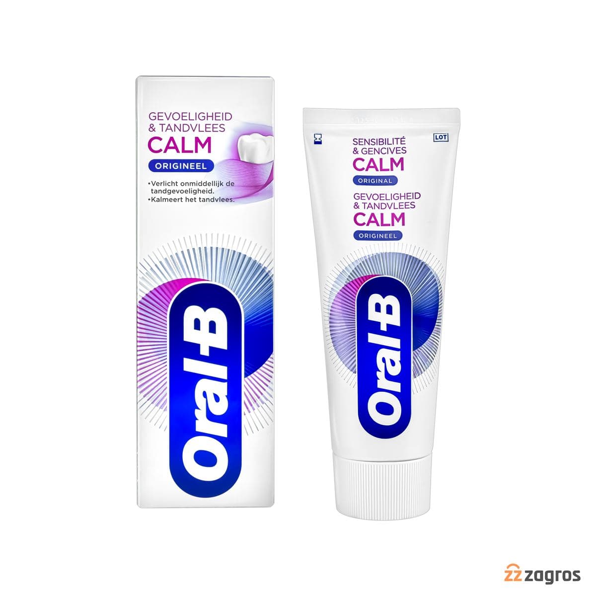 خمیر دندان اورال بی Sensibilite & Gencives Calm Original حجم 75 میل