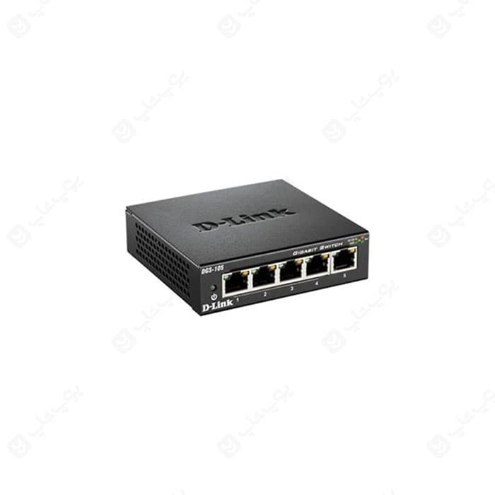 سوئیچ گیگابیتی 5 پورت دی لینک مدل DGS-105 — تصویر ۲