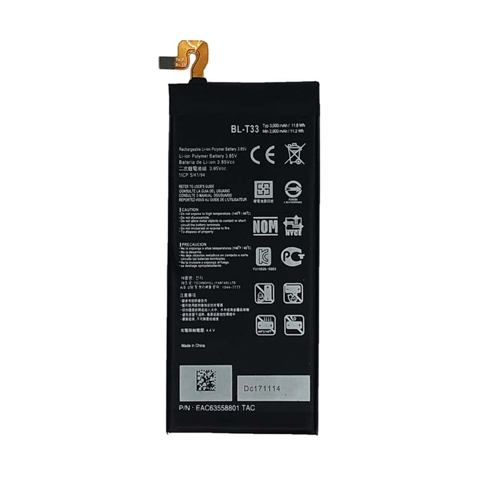 باتری اصلی گوشی کیو 6 ال جی LG Q6 BL-T33 — تصویر ۲