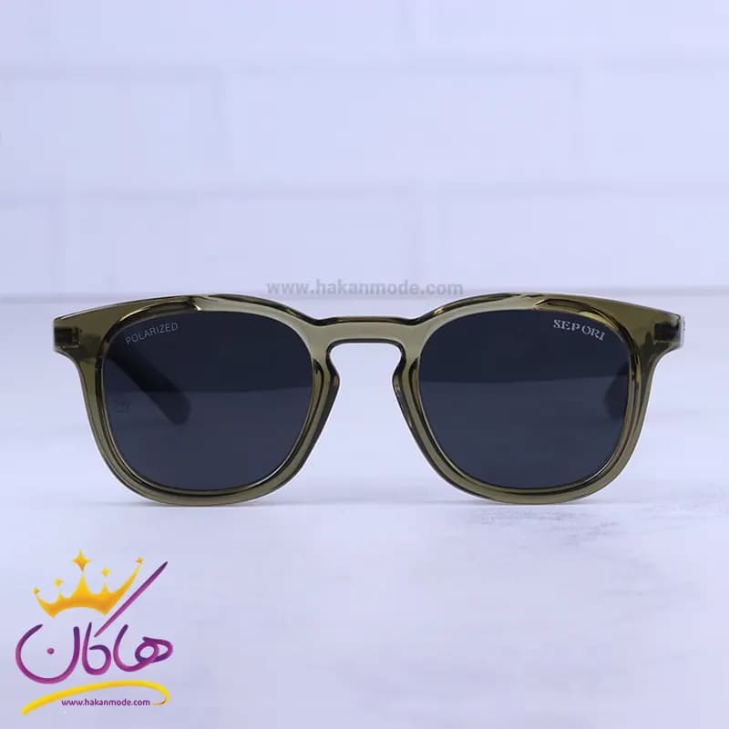 عینک آفتابی سپوری زنانه فریم زیتونی پلاریزه 58861/2