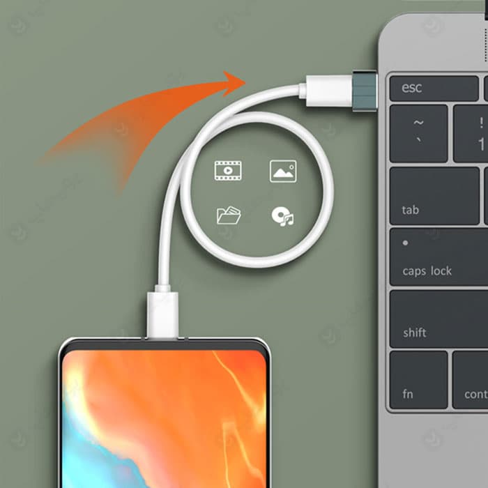 مبدل تایپ C به USB الدینیو مدل LC150 — تصویر ۵