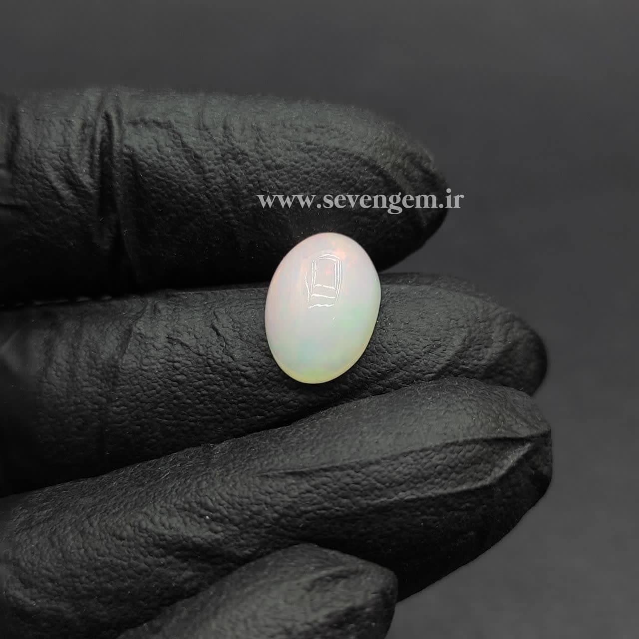 نگین اوپال سفید اتیوپی (کد33) — تصویر ۳