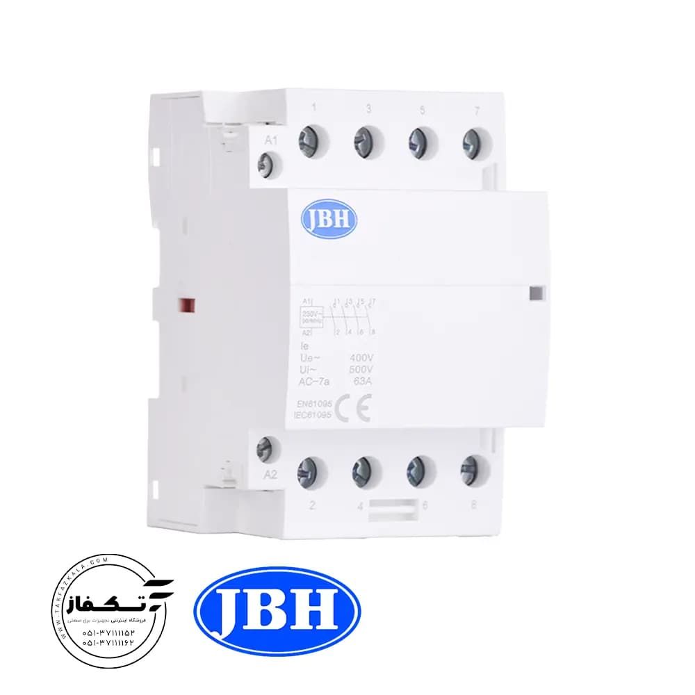کنتاکتور 4 پل اتوماتیک 63 آمپر JBH