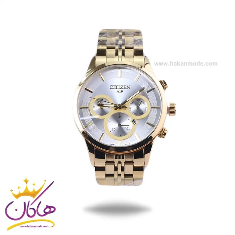 ساعت مچی عقربه ای سیتیزن مردانه فلزی طلایی G 9766/8