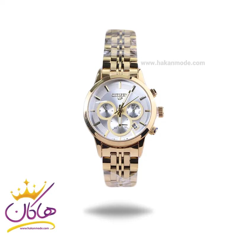 ساعت مچی عقربه ای سیتیزن زنانه فلزی طلایی L 9766/8