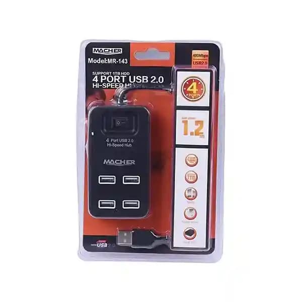 هاب USB کلید دار مدل mr143 مچر (MACHER)
