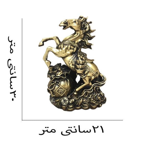 مجسمه مدل اسب ثروت — تصویر ۲