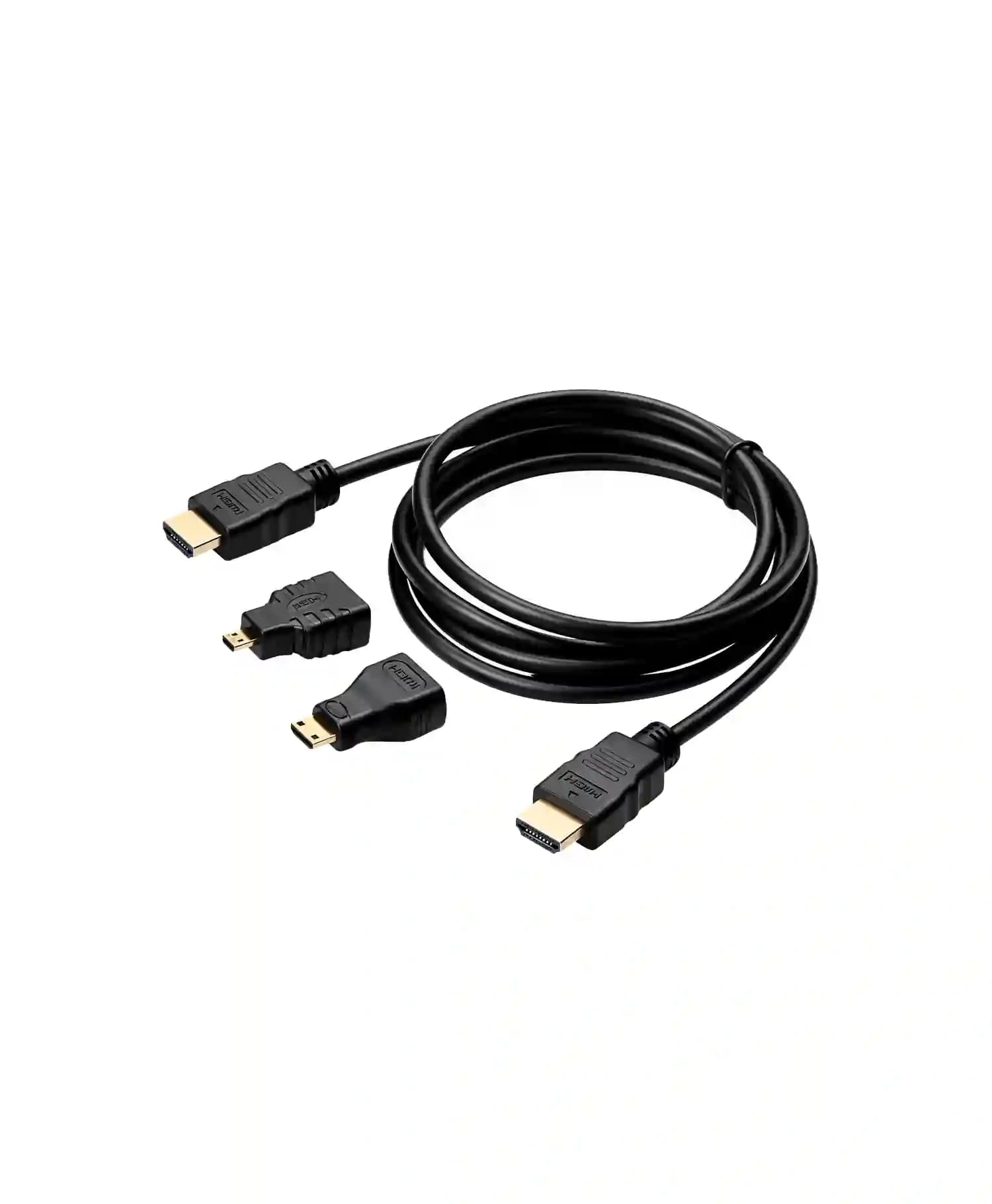 کابل HDMI مدل HS 3 in 1 طول 1.5 با تبدیل Mini HDMI و Micro HDMI — تصویر ۲