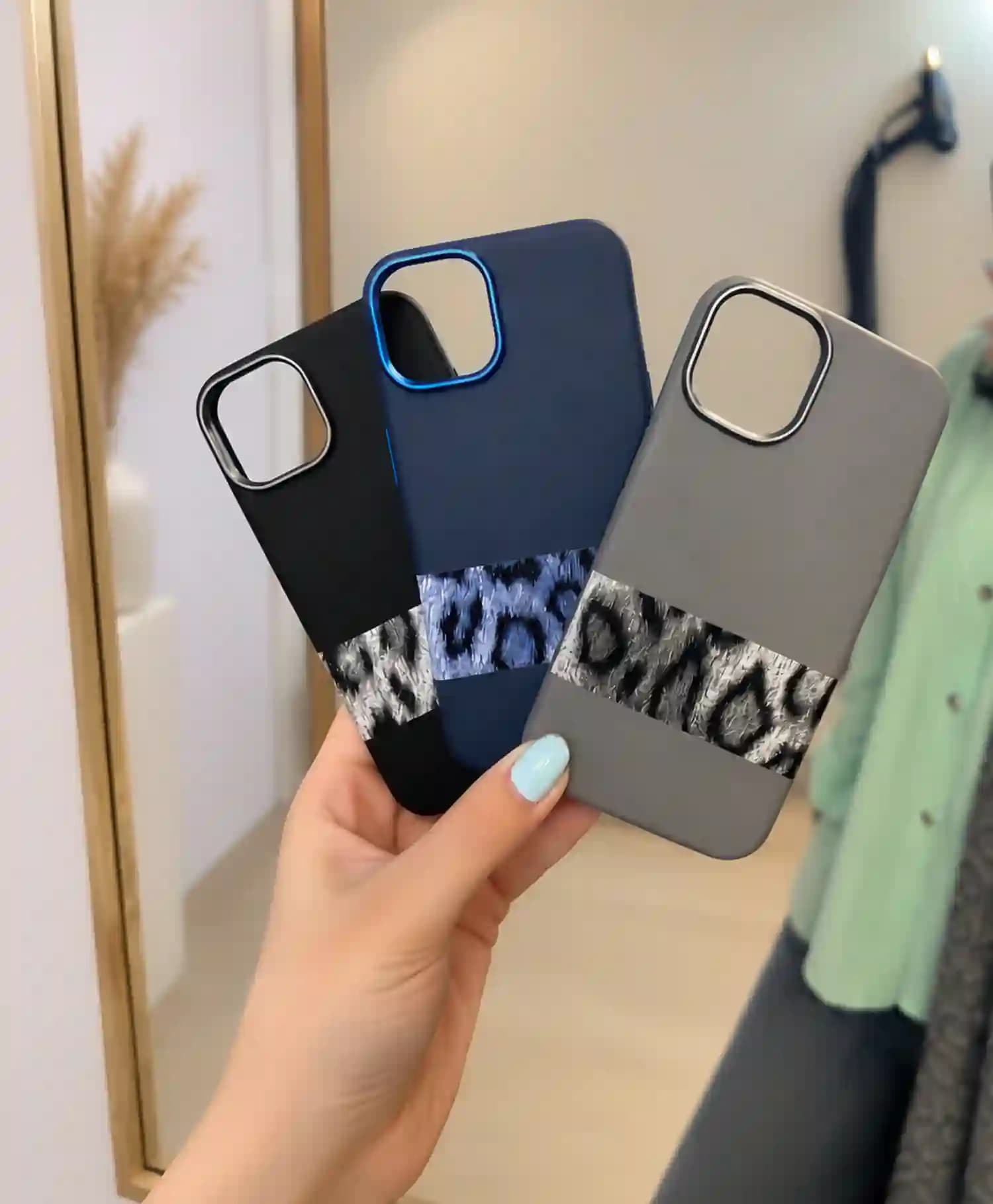 قاب چرمی مدل Shuck up گوشی موبایل Iphone 13 — تصویر ۳