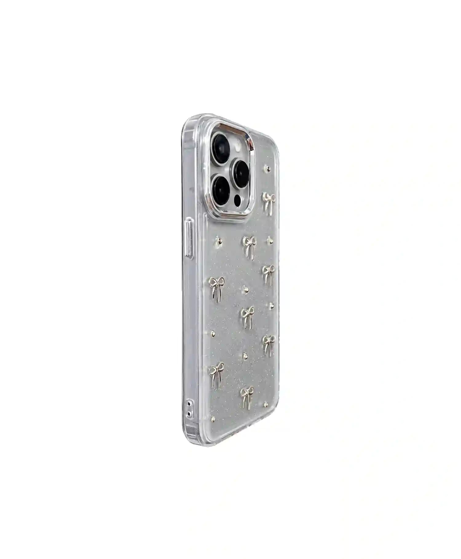قاب ژله ای شاین دار پاپیونی گوشی موبایل Iphone 15 Pro Max — تصویر ۲