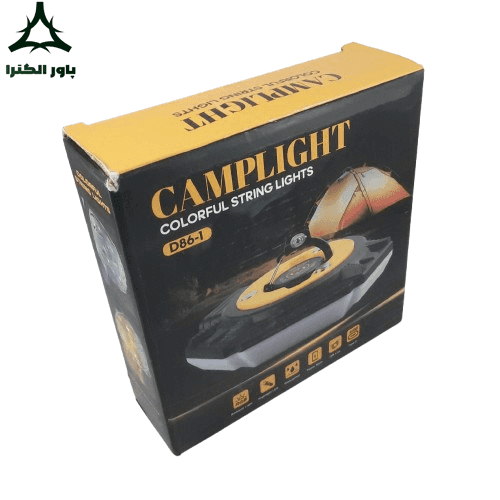 چراغ شارژی کمپینگ و ریسه D86-1 — تصویر ۴