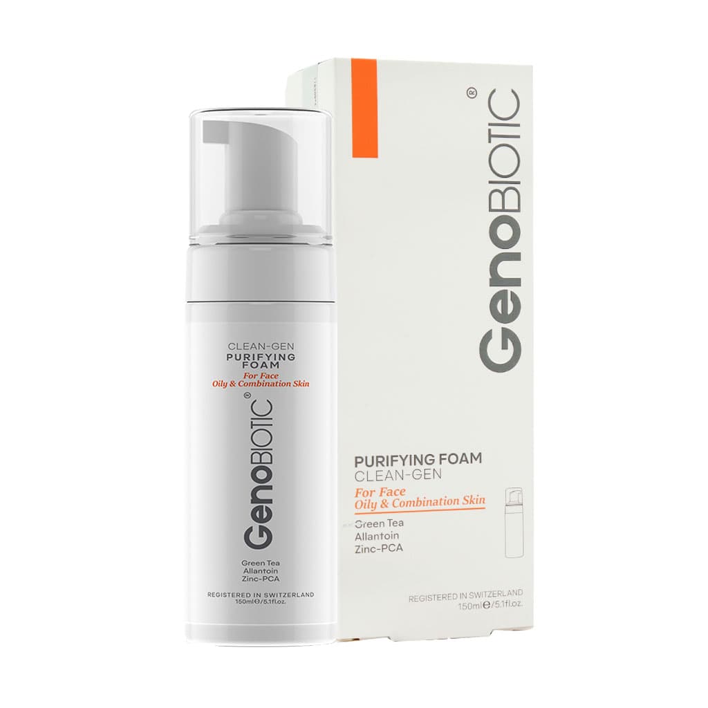 فوم شستشوی پوست چرب و مختلط صورت ژنو بایوتیک