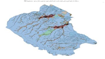 GIS و پایگاه داده جامع کاربری اراضی طرقبه شاندیز؛ شامل لایه‌های شهری، غیرشهری، باغات و صنع