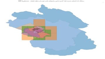 GIS و پایگاه داده لایه‌های مدیریت فضا، کاربری اراضی و طرح‌های هادی شهرستان بینالود (طرقبه-شاندیز)