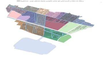 GIS و پایگاه داده محلات و کاربری اراضی شهر چناران؛ جامع‌ترین مجموعه نقشه‌های شهری