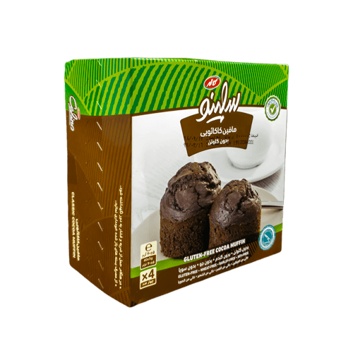 مافين کاکائویی فاقد گلوتن سلینو 40 گرم