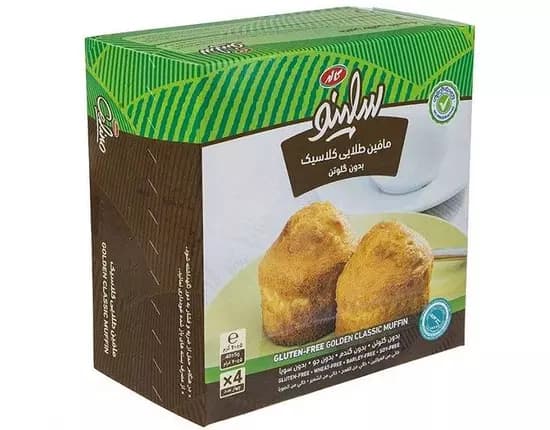 مافين فاقد گلوتن طلايی کلاسيک سلينو