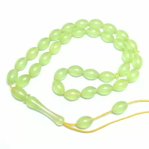 تسبیح کهربا شب نما سبز 33 دانه هلی سایز 10 | تسبیح سنگی | سنگ طبیعی | تسبیح مذهبی | تسبیح مالاکیت | تسبیح لاجورد | تسبیح یاقوت | تسبیح کلکسیونی عتیقه و آنتیک | تسبیح زینتی | تسبیح کهربا |