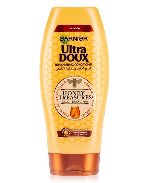 نرم کننده موی سر گارنیر مدل Ultra Doux با رایحه و ترکیبات عسل حجم 400 میل