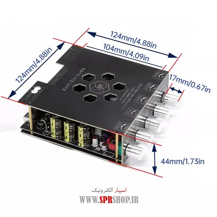 MODULE AMPLIFIER AS21HPA 2*300W + 600W SUB — تصویر ۵