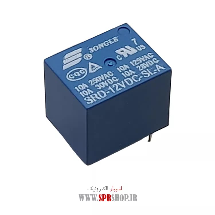 RELAY 12V 10A 4PIN MILON — تصویر ۲