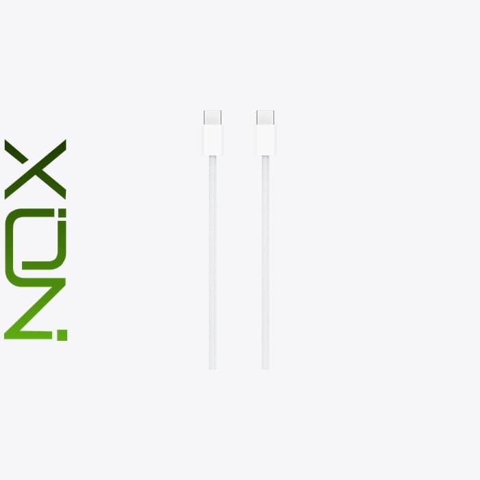 کابل اپل USB-C به USB-C ۱ متری ۶۰ وات پلمپ اصل | Apple 60W USB-C Charge Cable (1 m) — تصویر ۲