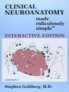 دانلود کتاب Clinical Neuroanatomy Made Ridiculously Simple