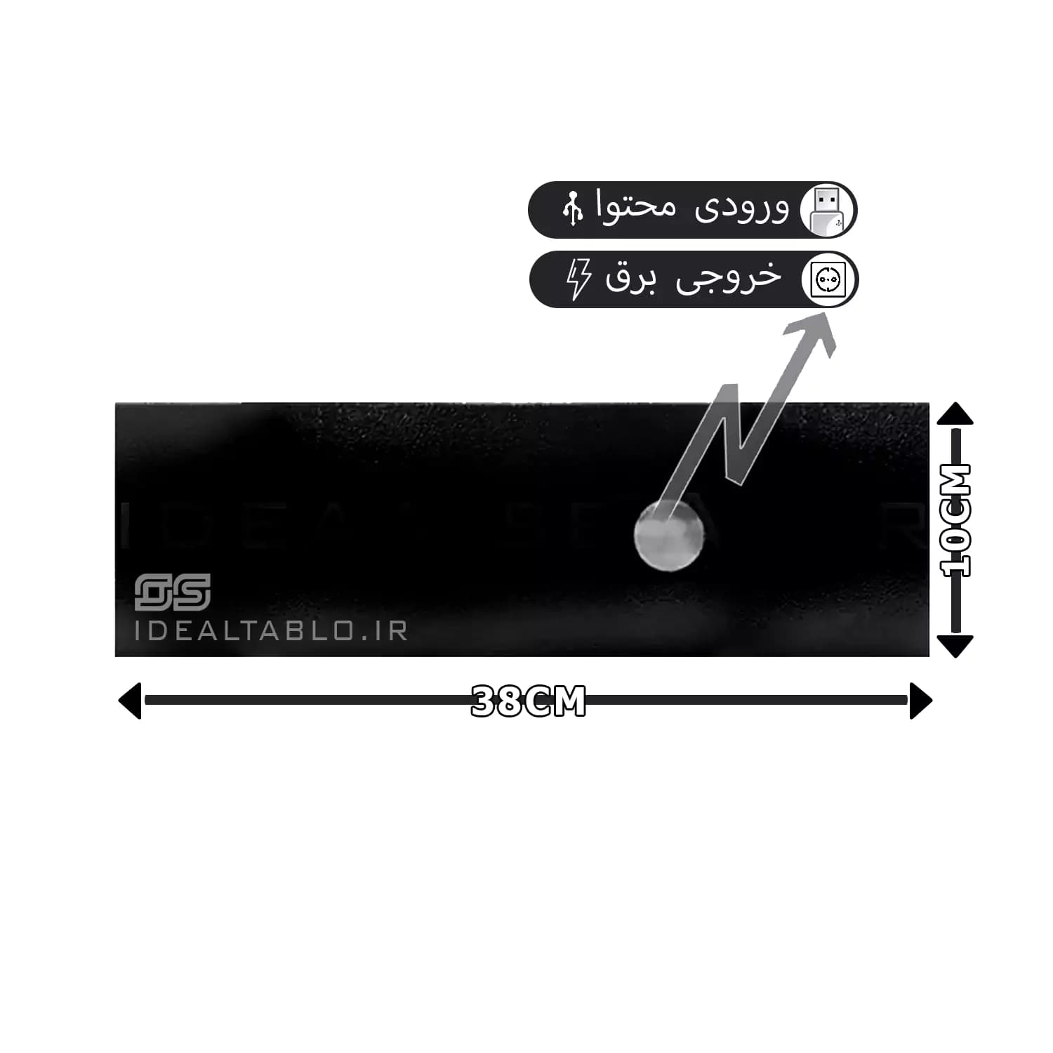 قاب تابلو روان دوطرفه 3 * 2 — تصویر ۳