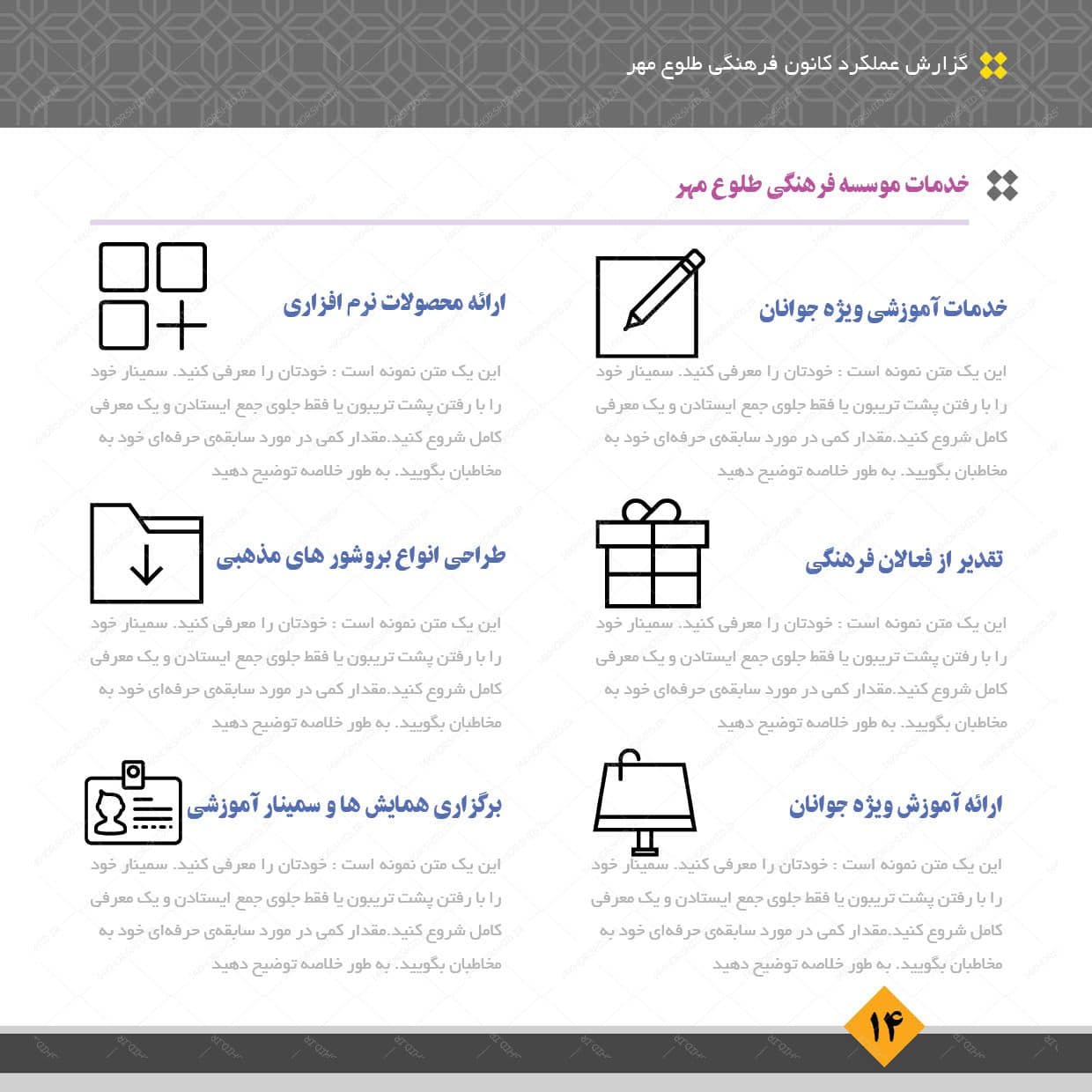 گزارش عملکرد لایه باز سایز خشتی برای ایندیزاین و فتوشاپ indd — تصویر ۸