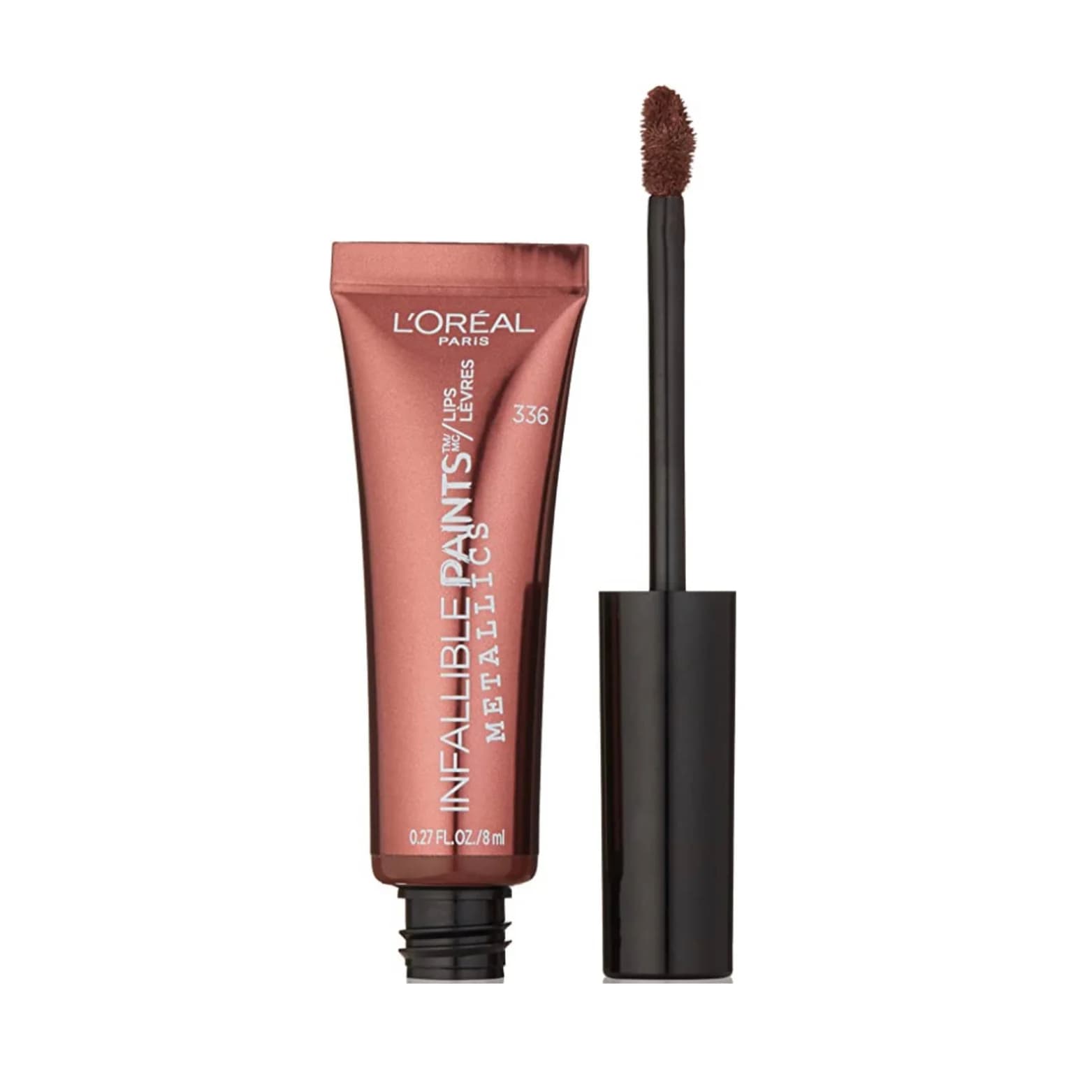 اوتلت رژ لب مایع لورآل سری Infallible Paints Metallics شماره 336