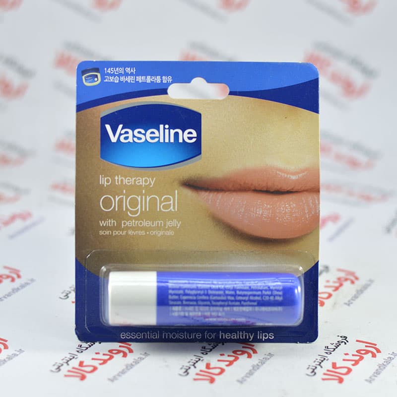 لیپ بالم وازلین Vaseline مدل Original وزن: 4.8 گرم