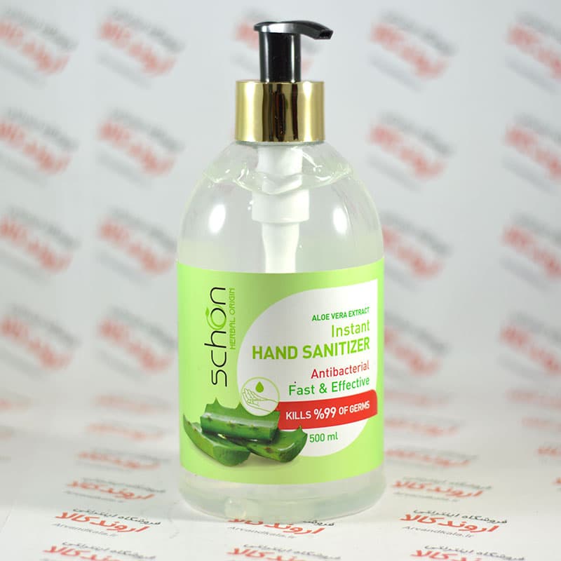 ژل ضدعفونی کننده آنتی باکتریال شون schon حجم 500ml