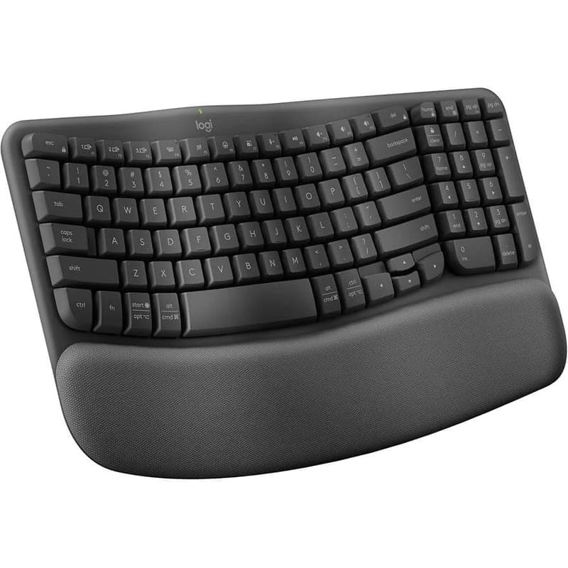 کیبورد بی سیم لاجیتک مدل Wave Keys ارگونومیک — تصویر ۲