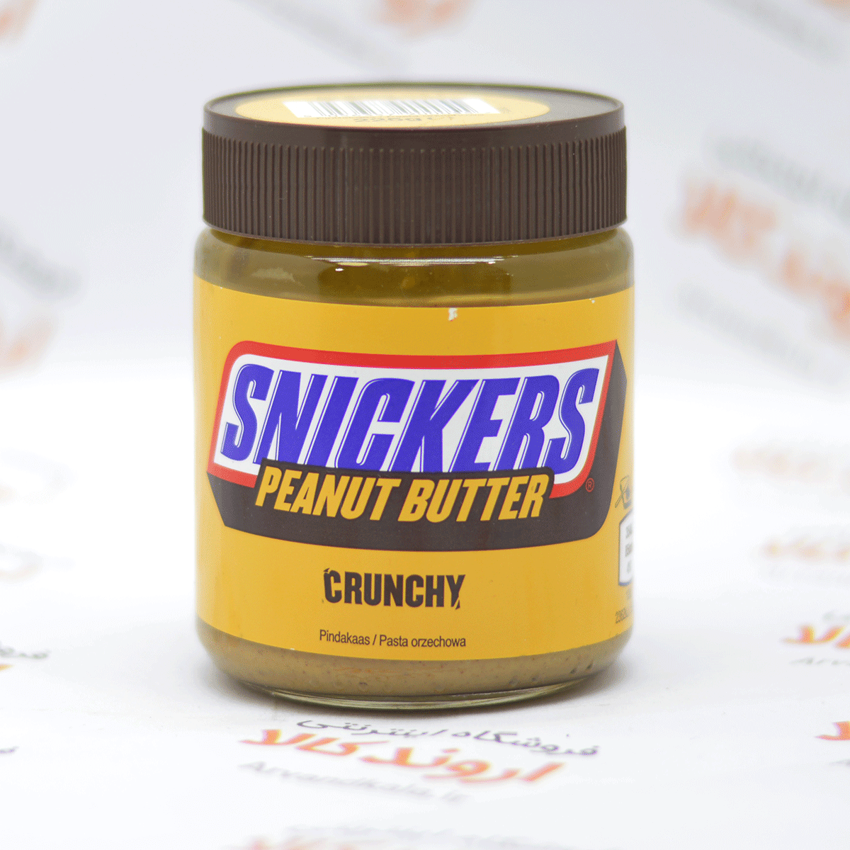 کره بادام زمینی اسنیکرز Snickers مدل Crunchy
