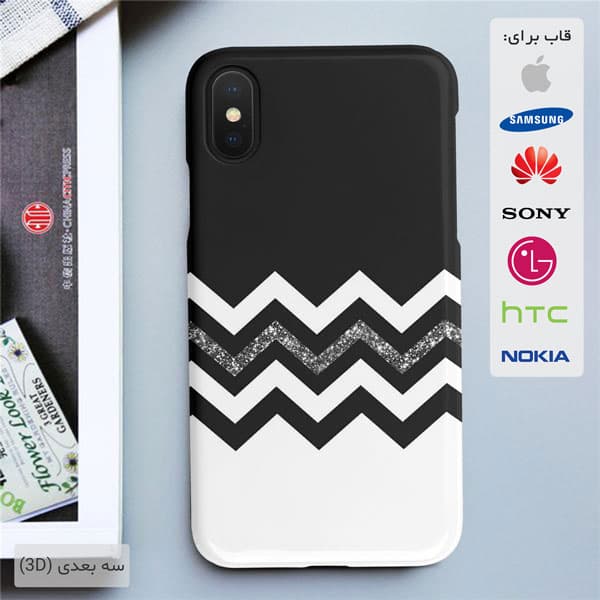 قاب گوشی سایه و سفید case10424 — تصویر ۲