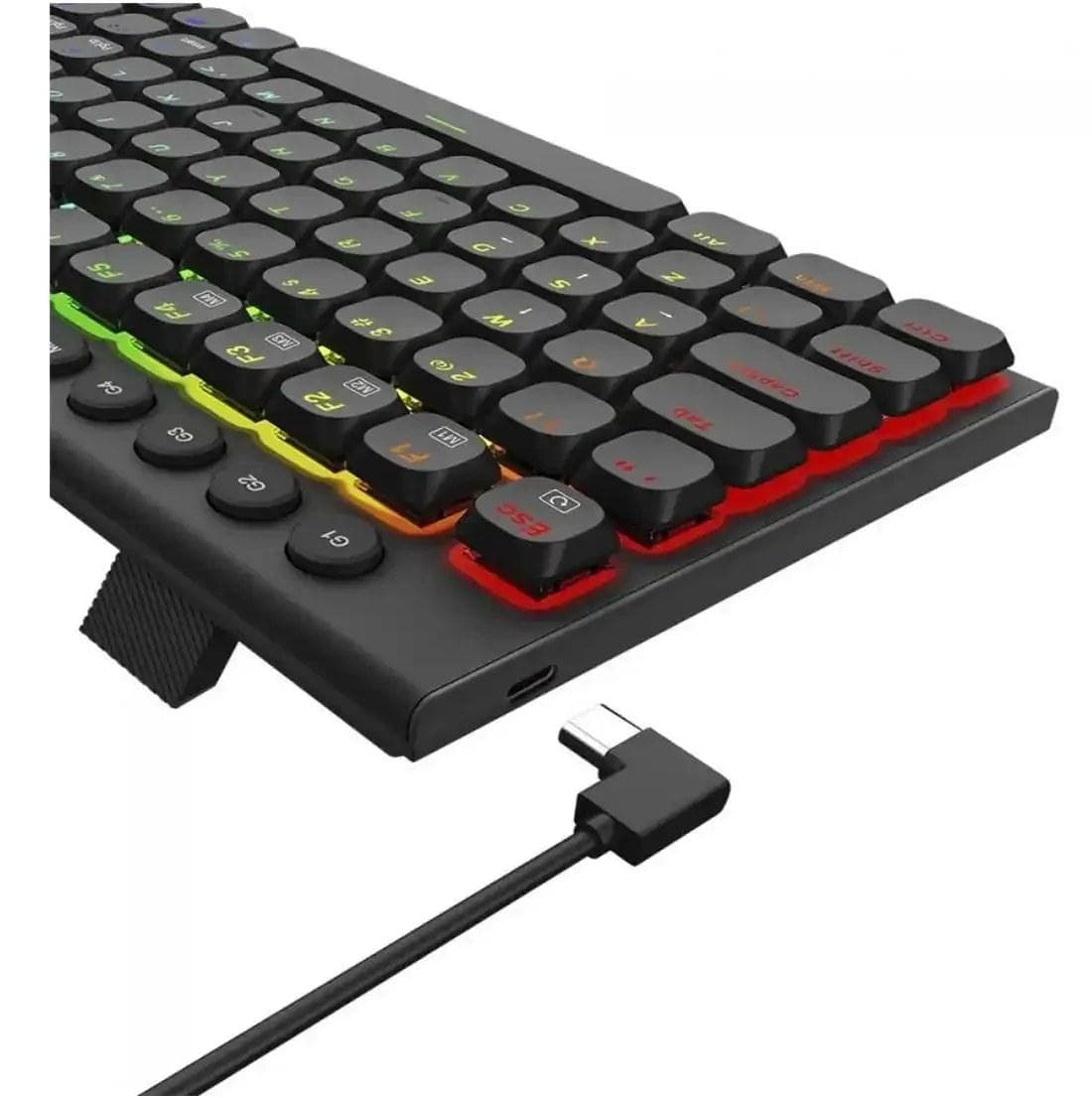 کیبورد گیمینگ ردراگون SION K653 RGB با سیم سوییچ قرمز — تصویر ۲
