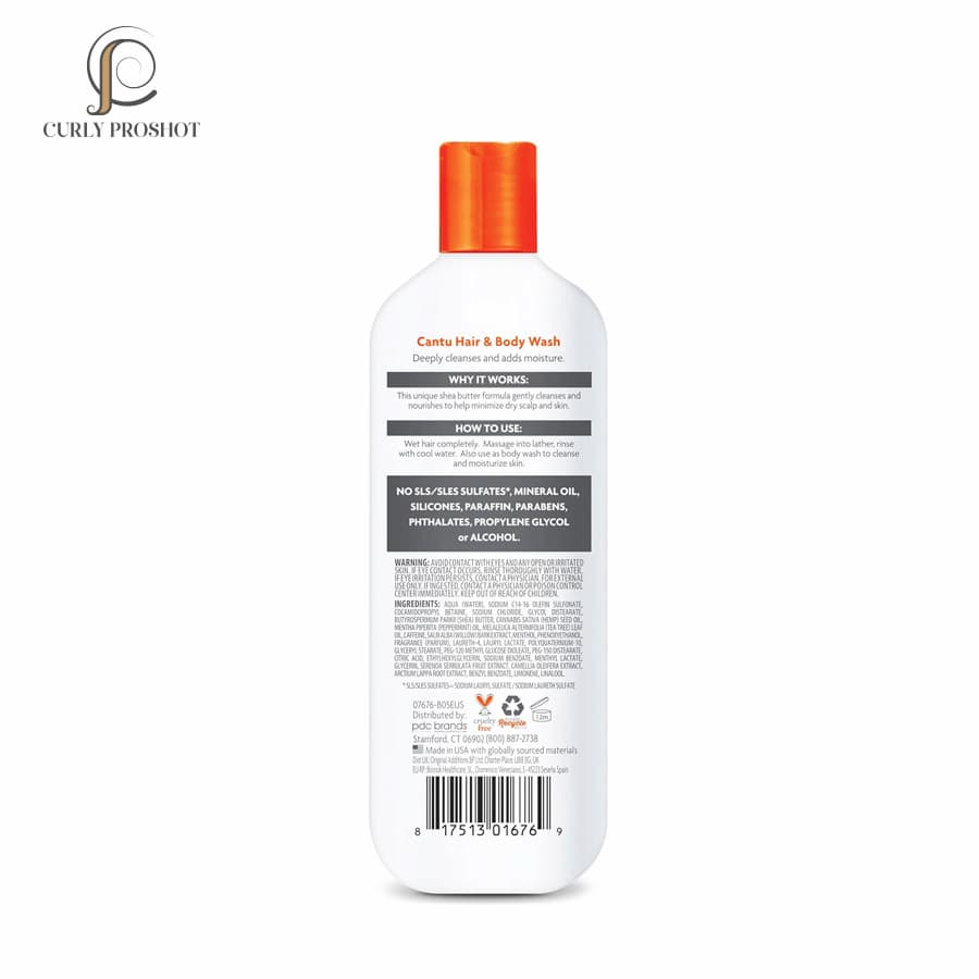 شامپو سر و بدن مردانه کنتو Cantu for Men 2-in-1 Hair & Body Wash — تصویر ۴