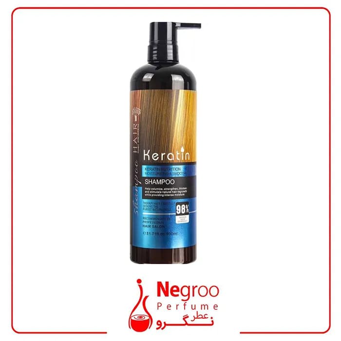 شامپو کراتین 98 درصد بدون سولفات هیر HAIR /اورجینال — تصویر ۲
